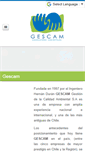 Mobile Screenshot of gescam.cl